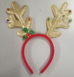 Christmas elk design headband