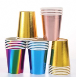 Gold Foil Party Disposable Paper Cup