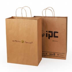 Kraft Gift Craft Shopping Kraft Paper Bag With Handles